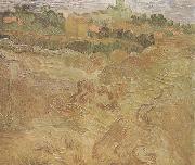 Vincent Van Gogh Wheat Fields with Auvers in the Background (nn04) oil painting reproduction